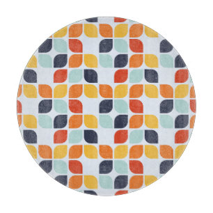Vintage geometrisches Muster Schneidebrett