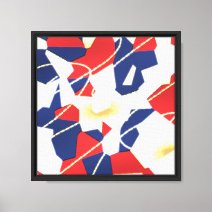 Vintage-Geometrisches Musterdesign  Leinwanddruck