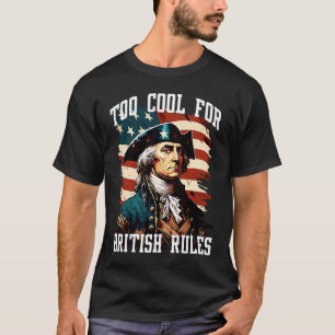Vintage George Washington zu cool für die britisch T-Shirt