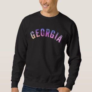 Vintage Georgia USA Bundesstaat GA Stolz Varsity-S Sweatshirt