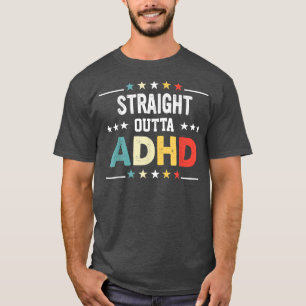 Vintage, gerade über ADHS hinausgehende Autismus P T-Shirt