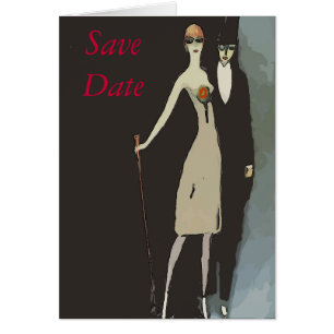 Vintage Gerettet Datumskarte