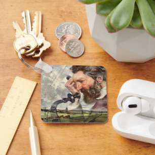 Vintage-Geschäft, Alexander Graham Bell Telefon Schlüsselanhänger