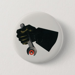 Vintage Geschäft, Fabrikmaschinenbauer Button