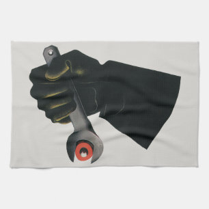 Vintage Geschäft, Fabrikmaschinenbauer Geschirrtuch