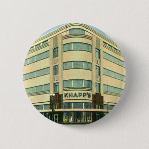Vintage Geschäft, Knapp's Kaufhaus Button