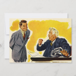 Vintage-Geschäft, verrückter CEO-Geschäftsführer A