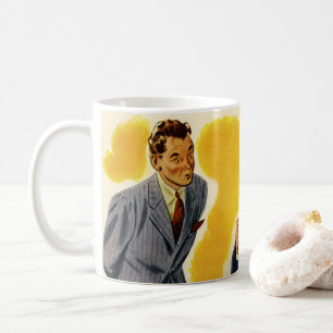 Vintage-Geschäft, verrückter CEO-Geschäftsführer C Kaffeetasse