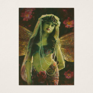 Vintage Geschäfts-Karte der Nymphen-ACEO