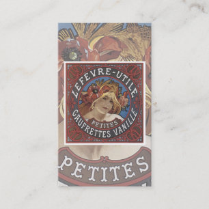 Vintage Geschäfts-Karte Visitenkarte