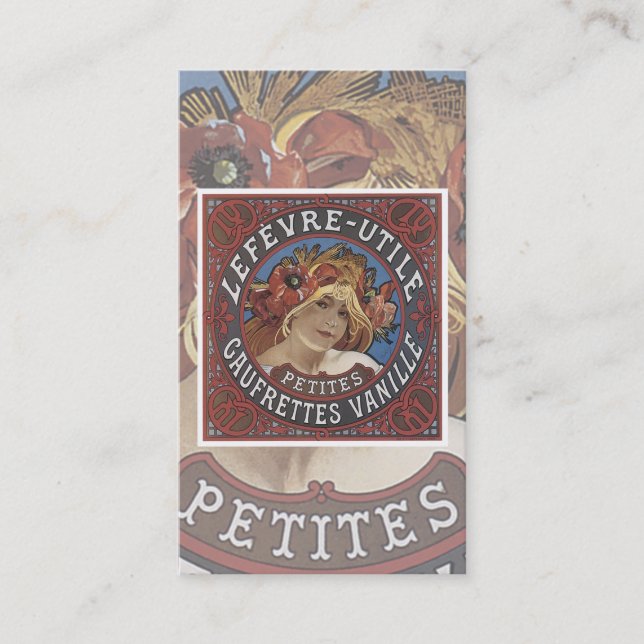 Vintage Geschäfts-Karte Visitenkarte (Vorderseite)