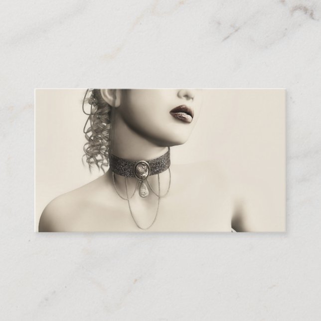 Vintage Geschäfts-Karten Visitenkarte (Vorderseite)