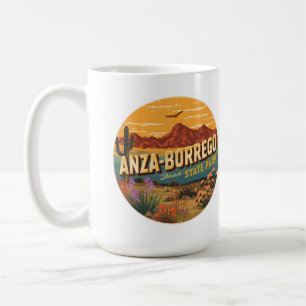 Vintage-Geschenk aus dem Anza Borrego Desert State Kaffeetasse