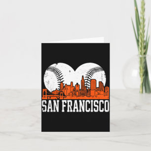 Vintage-Geschenk für Männer mit San Francisco-Skyl Karte