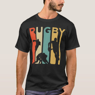 Vintage-Geschenk im Stil der 1970er Jahre Rugby-Sp T-Shirt