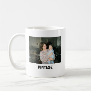 Vintage-Geschenk mit individuellem Foto Kaffeetasse