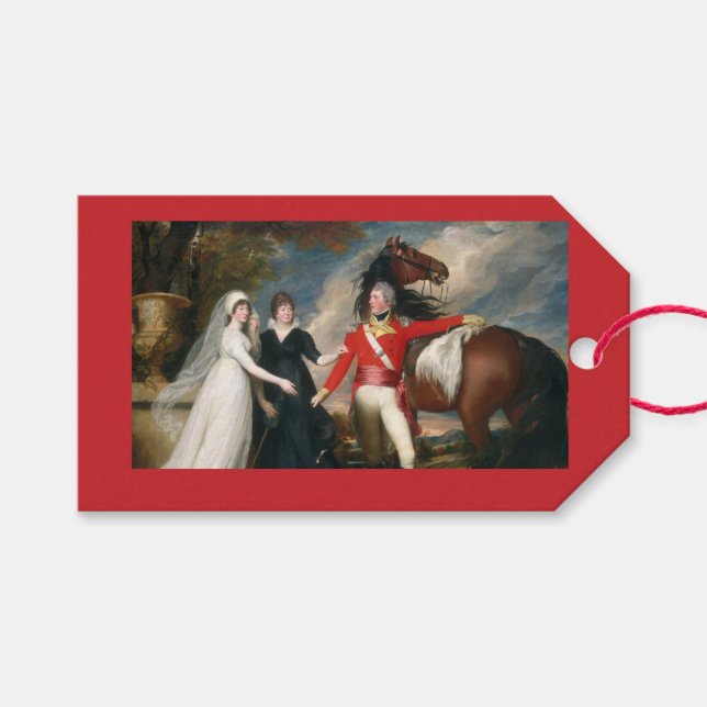 Vintage-Geschenkanhänger Geschenkanhänger (Vorderseite (Horizontal))