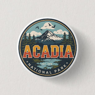 Vintage-Geschenke aus dem Acadia-Nationalpark im F Button