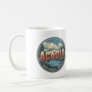 Vintage-Geschenke aus dem Acadia-Nationalpark im F Kaffeetasse