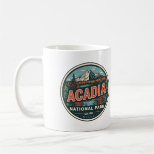 Vintage-Geschenke aus dem Acadia-Nationalpark im F Kaffeetasse