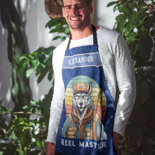 Vintage Geschenke für die Ruhestätte von Wolf für Schürze