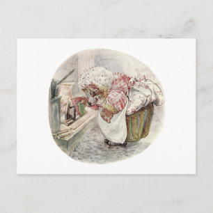 Vintage Geschichte von Frau Tiggy Winkle Domestic  Postkarte