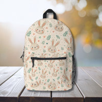 Vintage-Gesichtchen von kleinen Hasen mit Rosenmus