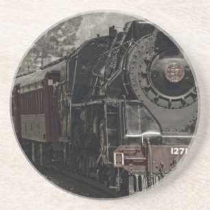 Vintage Gestaltung des Zuges Getränkeuntersetzer