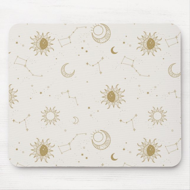 Vintage Gestaltungsmuster Mousepad (Vorne)