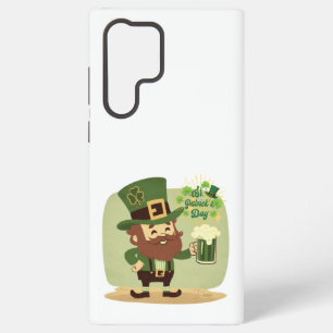 Vintage gestylter St. Patrick's Day Samsung Galaxy Hülle