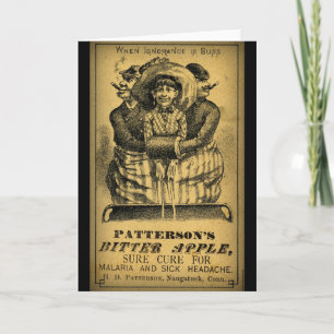 Vintage Get Well Medicinal Inserate-Card Karte