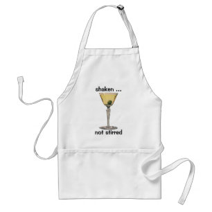 Vintage Getränke Getränke, Martini-Cocktail Schürze