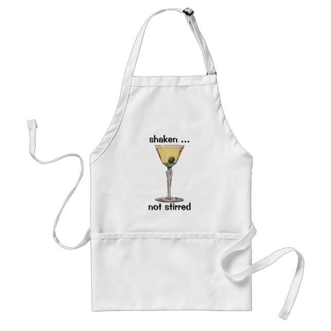 Vintage Getränke Getränke, Martini-Cocktail Schürze (Vorne)