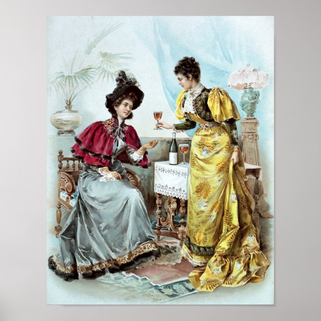 Vintage Getränkewerbung Poster (Vorne)