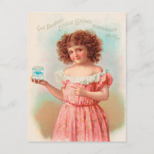 Vintage: Getränkewerbung - Postkarte