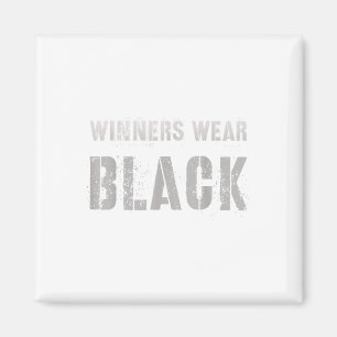 Vintage Gewinner tragen schwarze Sommerkollektorfa Magnet