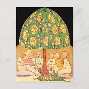 Vintage GHOST STORIES HALLOWE EN PARTY Postkarte