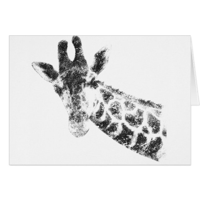 Vintage Giraffe (Vorderseite (Horizontal))