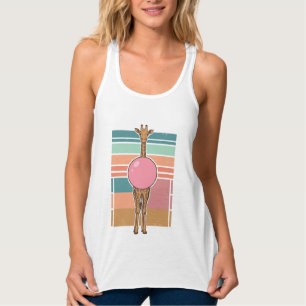 Vintage-Giraffe-Bubblegum-Gravur-Shirt-Design_1 Tank Top