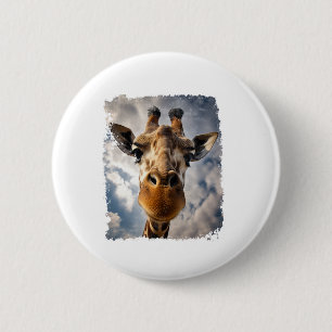 Vintage Giraffe Button