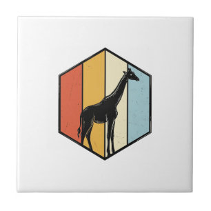 Vintage-Giraffe-Geometrisches-Safari-Vector-Shirt_ Fliese