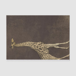 Vintage Giraffe Seidenpapier