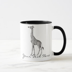Vintage Giraffe Tasse