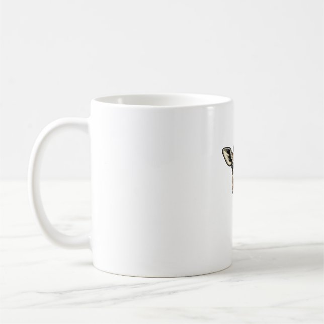 Vintage-Giraffe-Vektor-Art-Design_1 Kaffeetasse (Links)