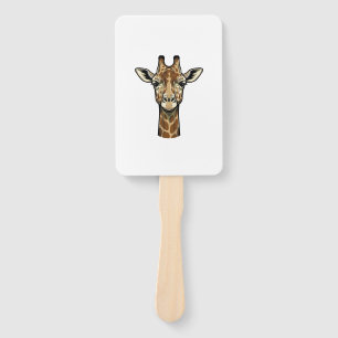Vintage-Giraffe-Vektorgrafikdesign_1 Fächer