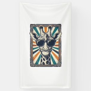 Vintage-Giraffen-Sonnenbrille Banner