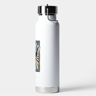 Vintage-Giraffen-Sonnenbrille Trinkflasche