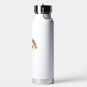 Vintage-Giraffen-Symbol Süßes Tier-Shirt-Design_1 Trinkflasche