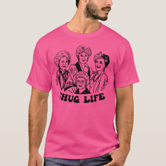 Vintage Girls Golden Thug Life 80er Retro T-Shirt