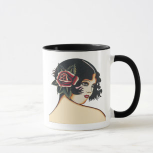 Vintage Girly Girl Tasse